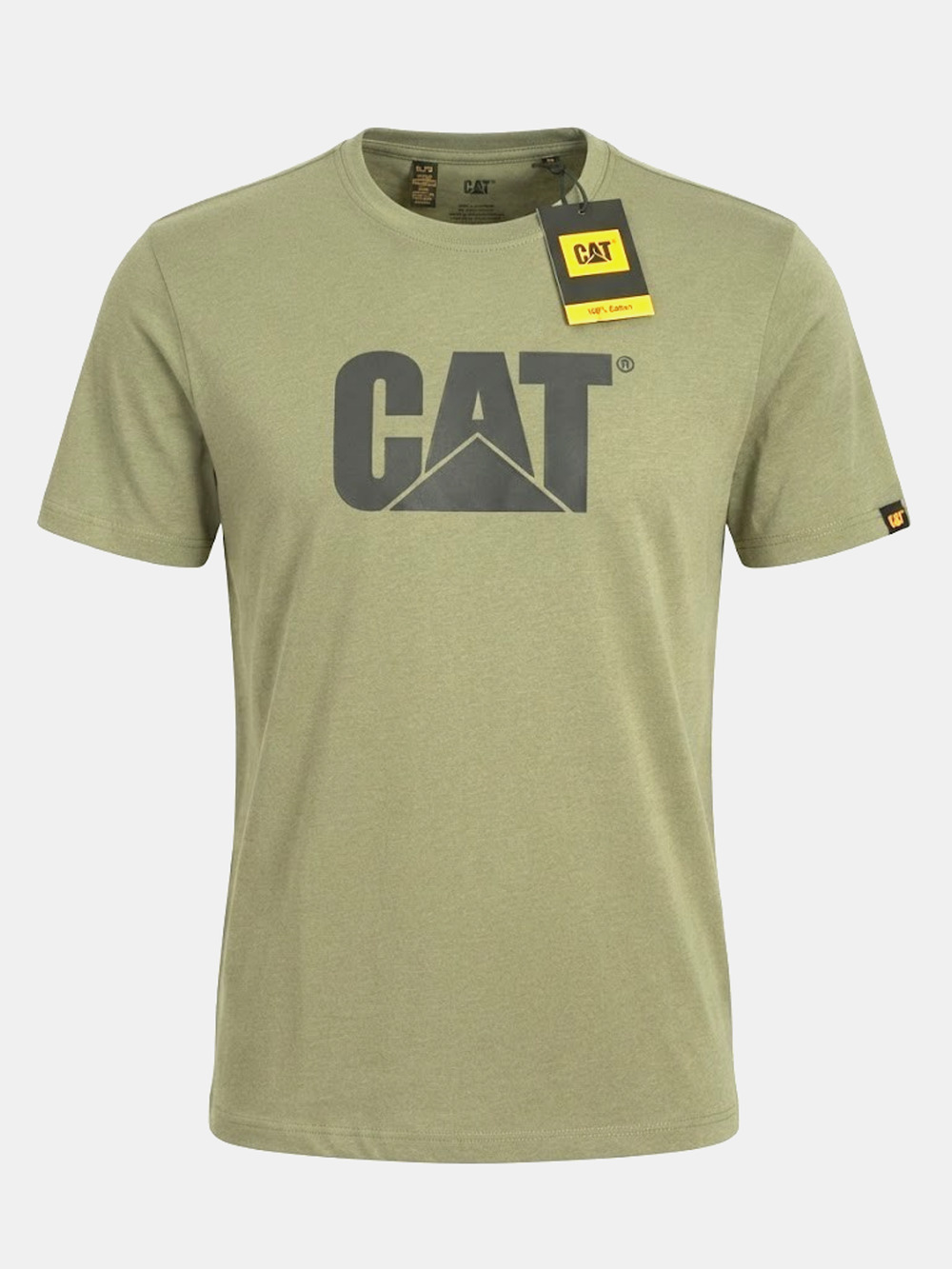 New Caterpillar CAT Men's Green Short Sleeve T-Shirt Size XL - NWT